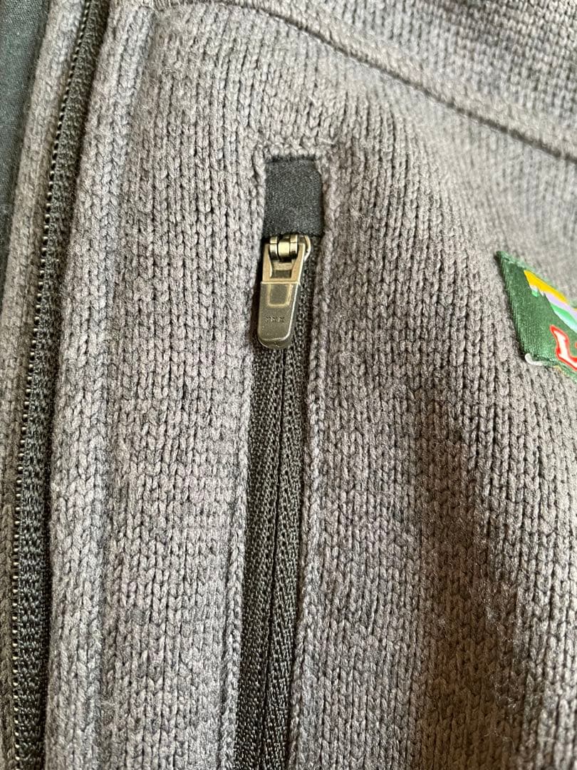 L.L.Bean エルエルビーン　セーターフリースベスト S グレーミックス