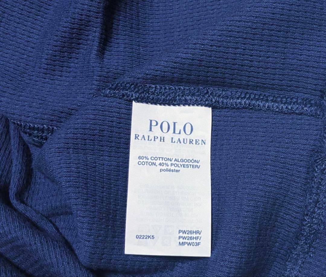 ポロラルフローレン メンズ ワッフルニットポロベア長袖Tシャツ 新品未使用