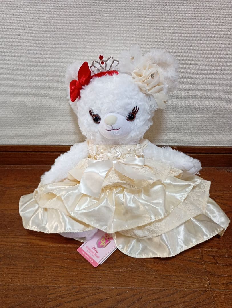 ユニベア　白雪姫アプフェルローズぬいぐるみ　THE HANYウエディングドレス付