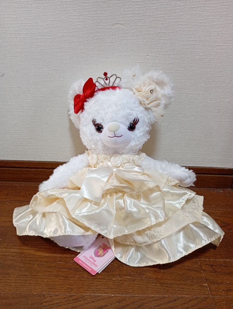ユニベア　白雪姫アプフェルローズぬいぐるみ　THE HANYウエディングドレス付