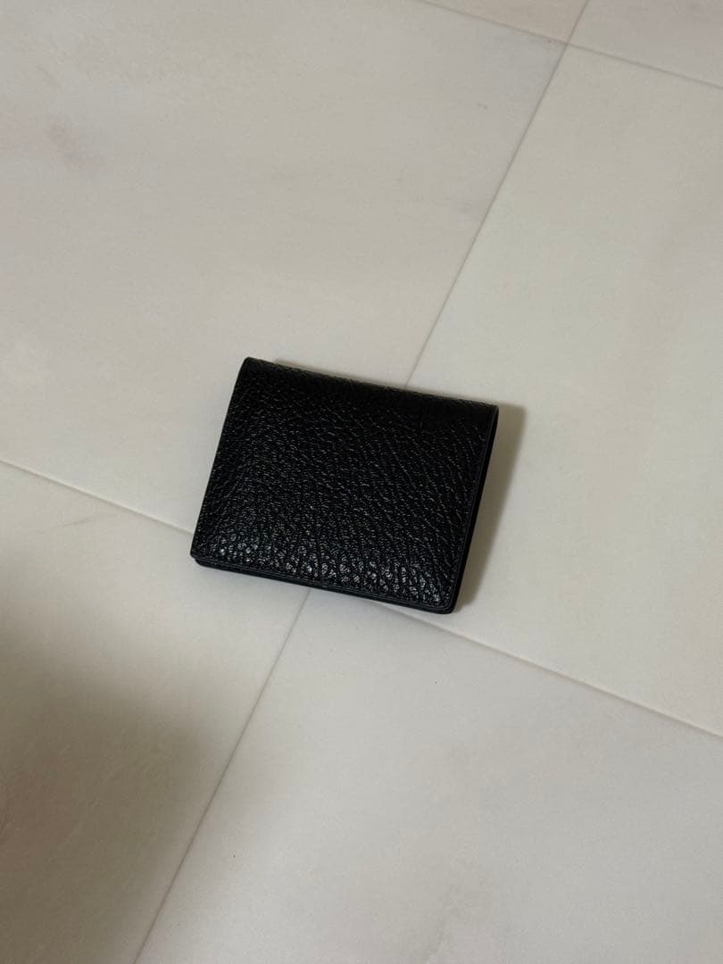 本日限り‼️Maison Margiela レザー製 二つ折り財布 黒