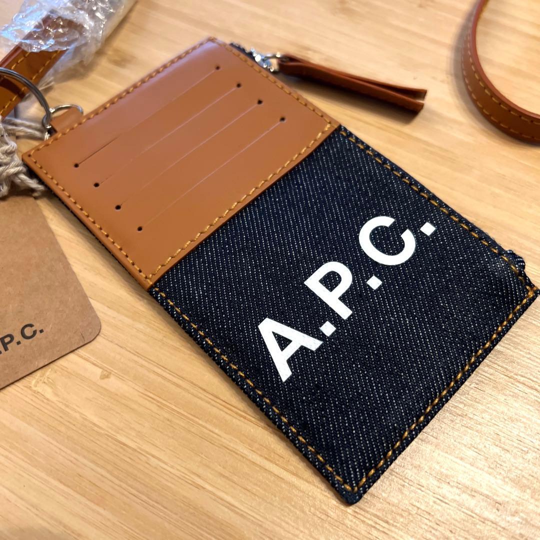 大人気◾️A.P.C◾️アーペーセー◾️新品未使用◾️カードケース◾️パスケース◾️デニム◾️