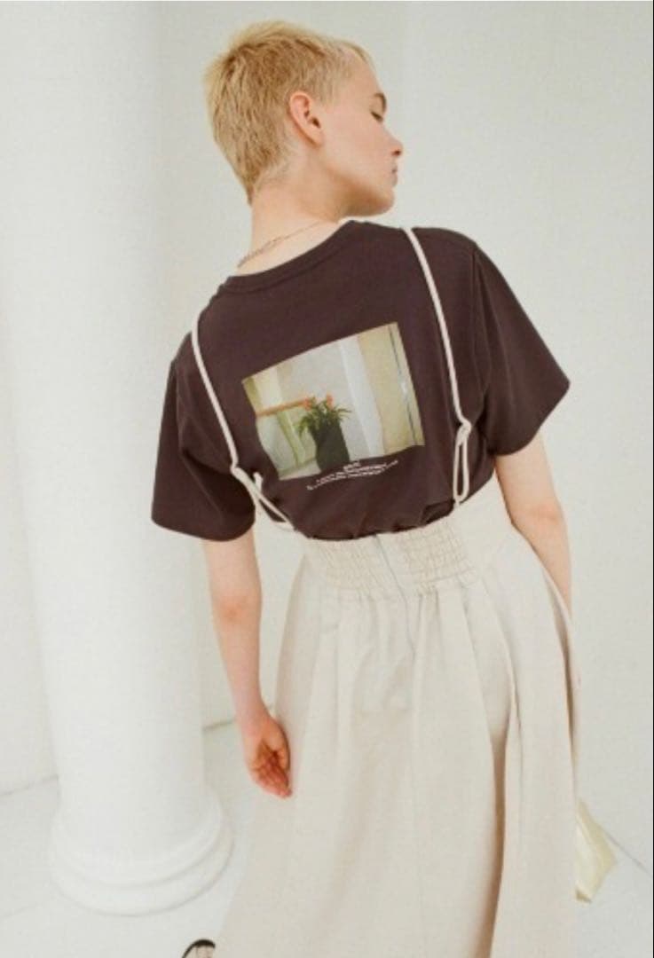 【emmi atelier】 ハイウエストボリュームスカート