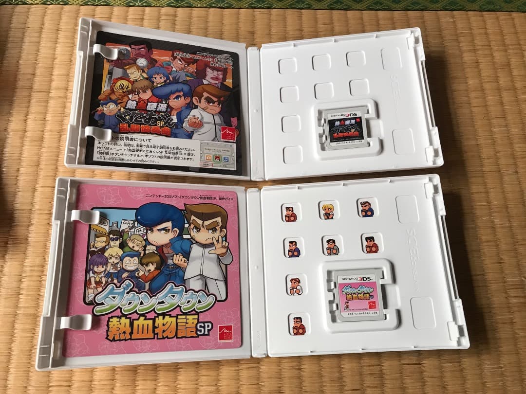 3DS ソフト #10 Kunio Kun くにおくん x4