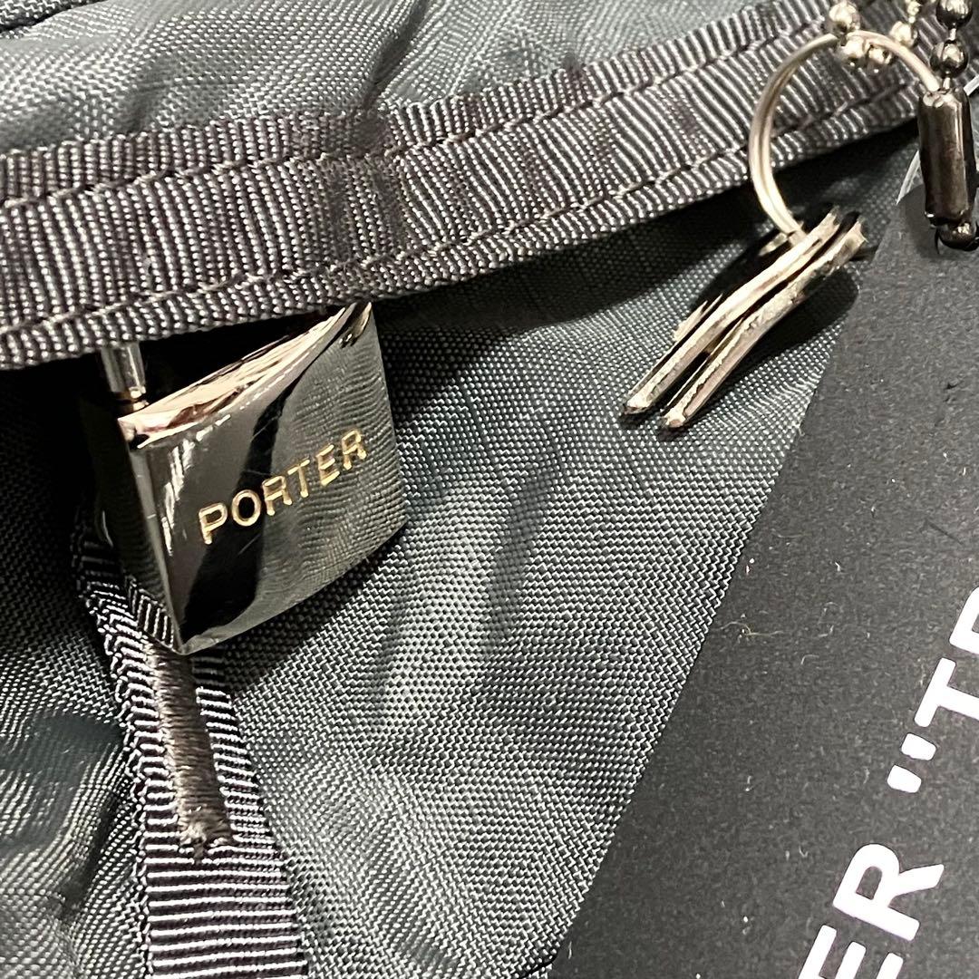 未使用級 収納袋付 PORTER 大容量 ボストンバッグ TRIP 南京錠 鍵