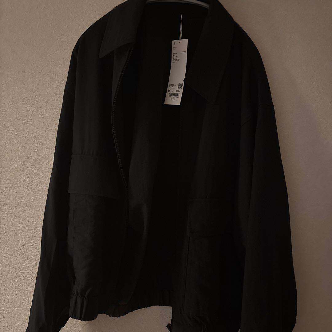 UNIQLO U 2026ss ショートブルゾン　ブラック　M
