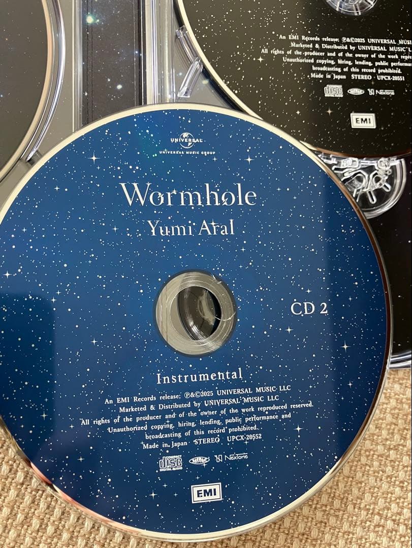 Wormhole / Yumi AraI 初回限定盤2CD + Blu-ray