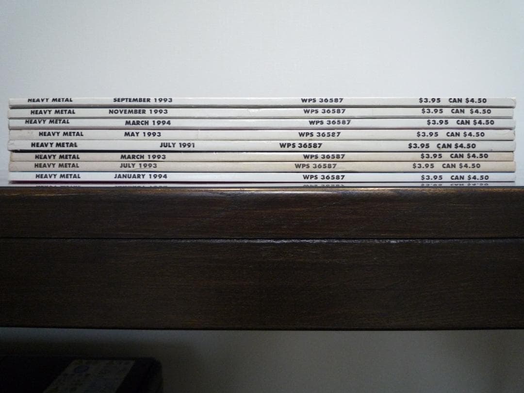 【8冊セット】アメリカのバンド・デシネ漫画雑誌『Heavy l』誌