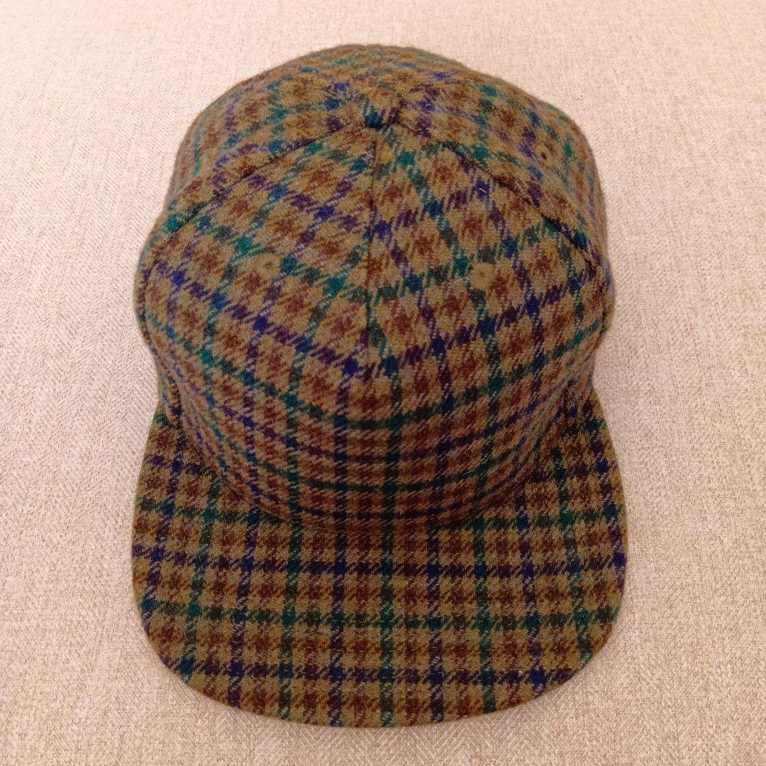 美品【Supreme】Tweed Back Arc 5-Panel Cap