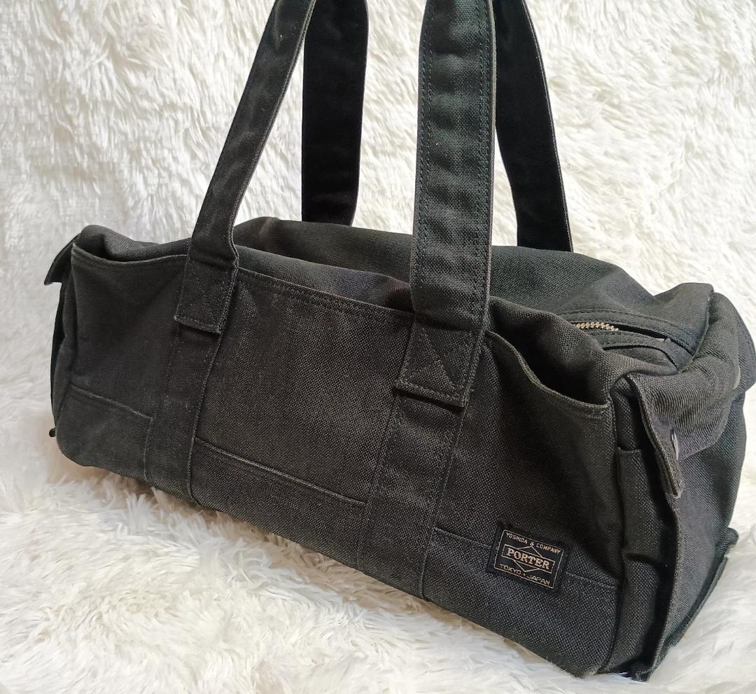 PORTER スモーキー デニム ミニボストンバッグ 吉田カバン