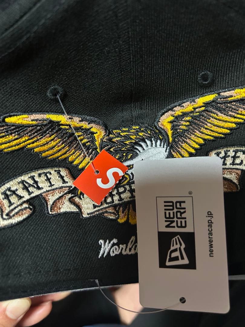 帽子 Supreme ANTIHERO New Era Black 7-1/4
