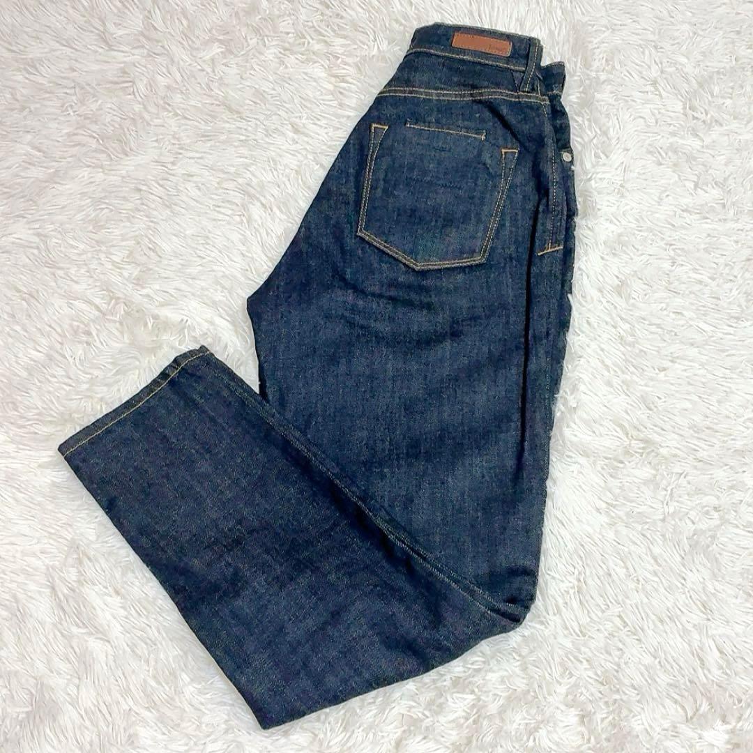 美品✨YANUKヤヌーク ANNボーイズテーパード 24 インディゴ 濃紺