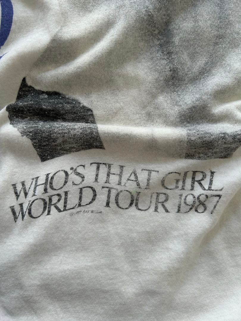 マドンナ　Madonna 1987 tour Tシャツ　vintage