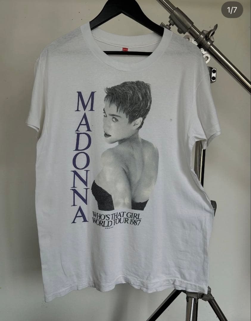 マドンナ　Madonna 1987 tour Tシャツ　vintage