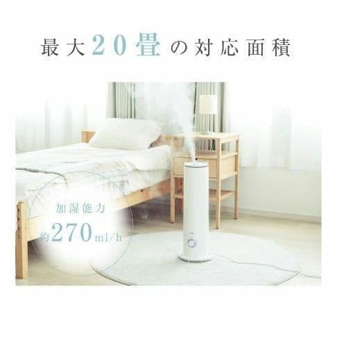 新品◎タワー型加湿器 5.6L 上部給水式 アロマ対応 20畳 乾燥対策