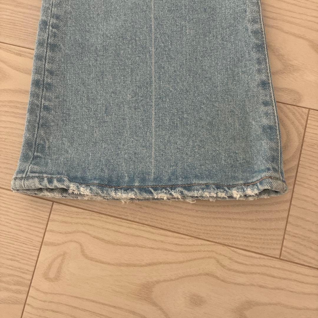 moussy mvs flareデニム　25インチ　ライトブルー