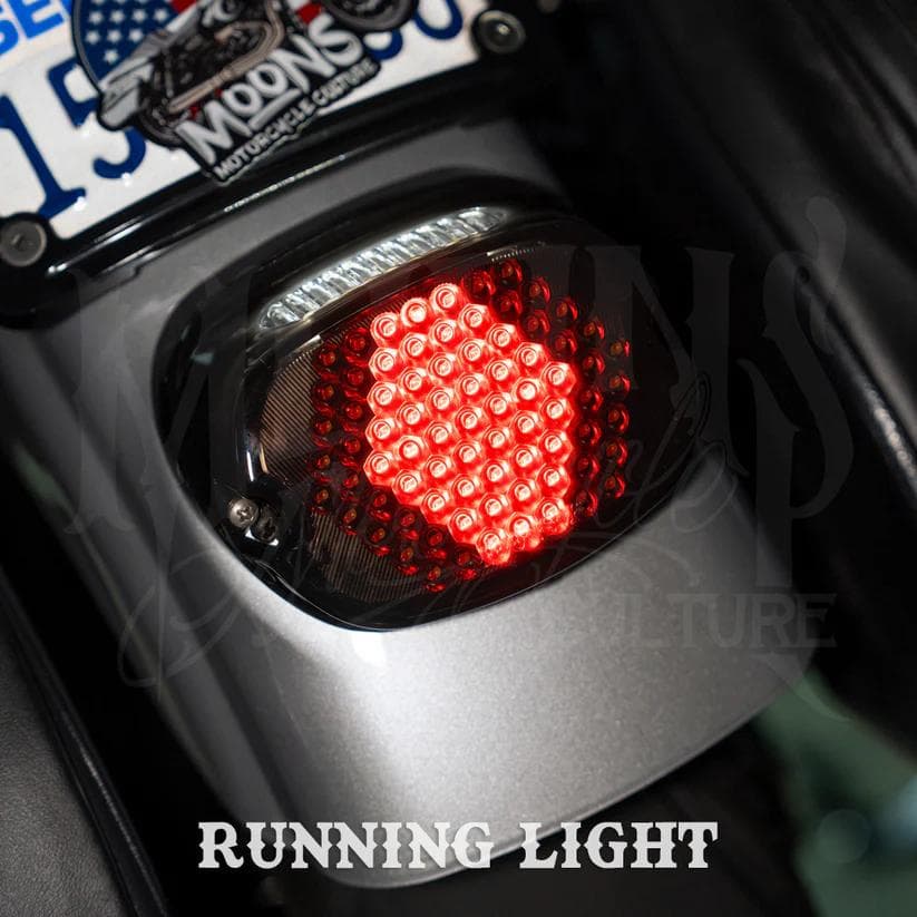 MOONSMC® ロープロファイル LED テールライト V4 M8ソフテイル用