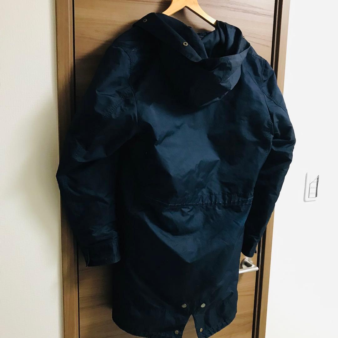 BARNEYS NEWYORK バーニーズ　モッズコート ネイビー　XLサイズ