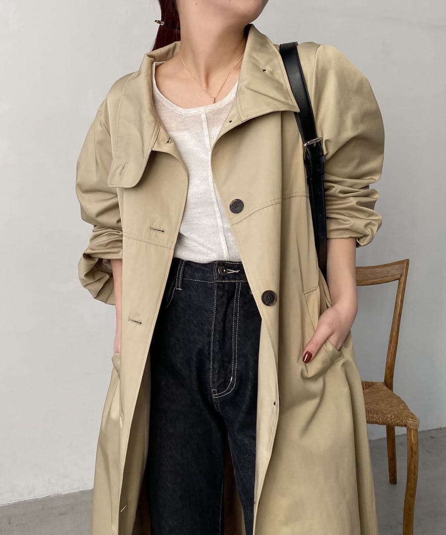 m　　【新品】カプリシュレマージュ　バルーンスリーブコート