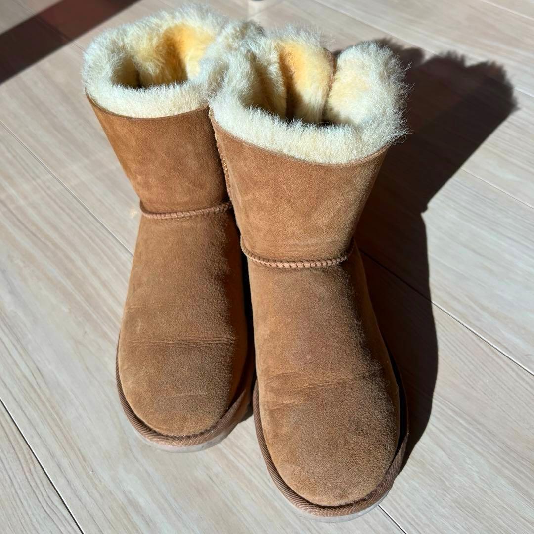 アグ UGG ムートンブーツ 24cm ベージュ