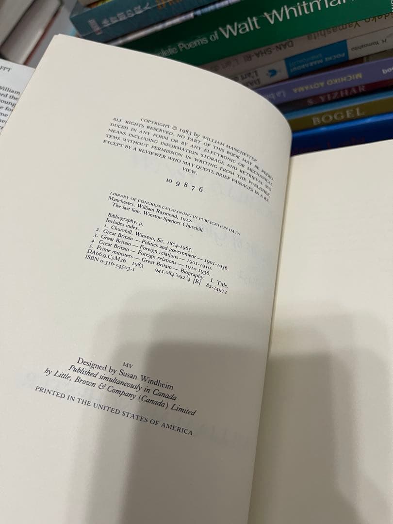 洋書 The Last Lion Winston Spencer Churchill