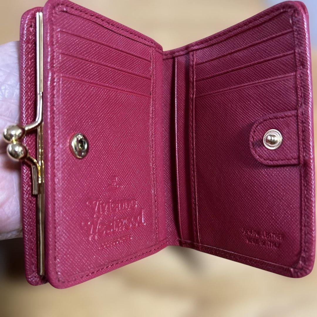 V i vienne W estwood ワインレッド 二つ折り財布