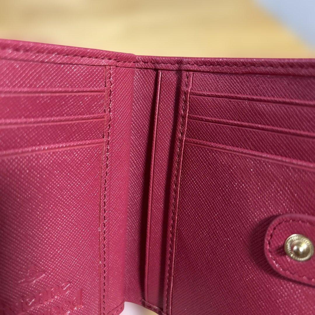 V i vienne W estwood ワインレッド 二つ折り財布
