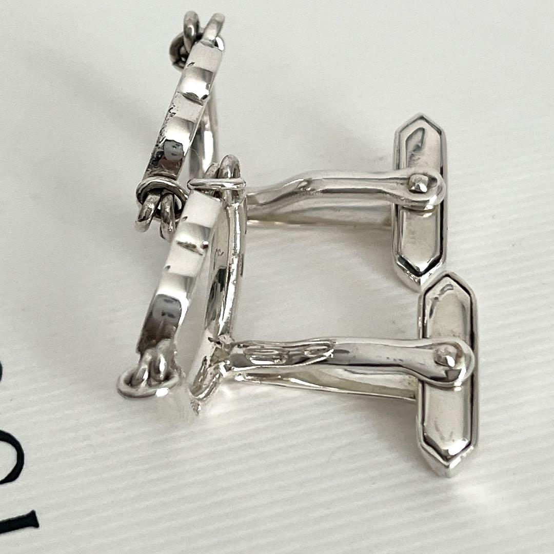 美品✨グッチ　カフス　カフリンクス　インターロッキング　シルバー925
