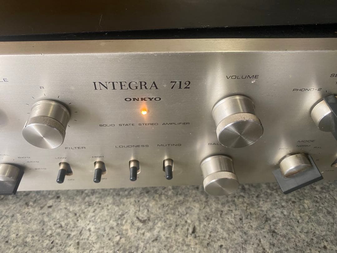 ジャンク　ONKYO INTEGRA 712 アンプ本体