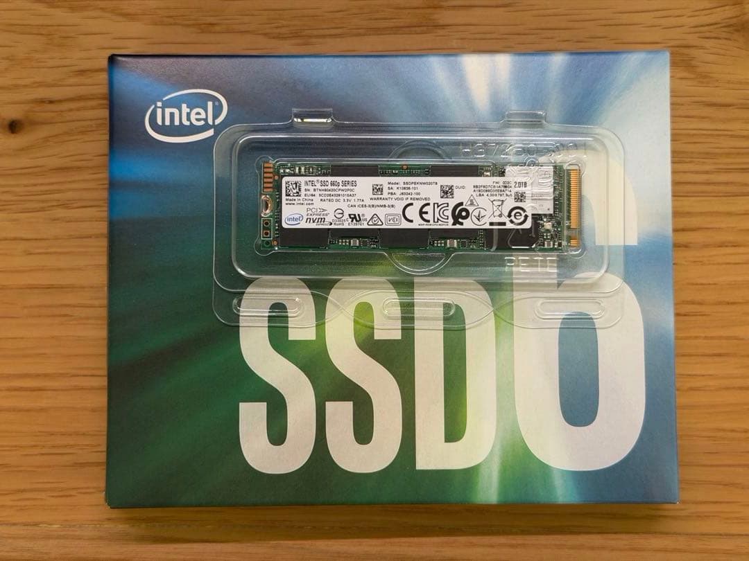 内蔵型SSD Intel SSD 660p (SSDPEKNW020T8) 2TB #1