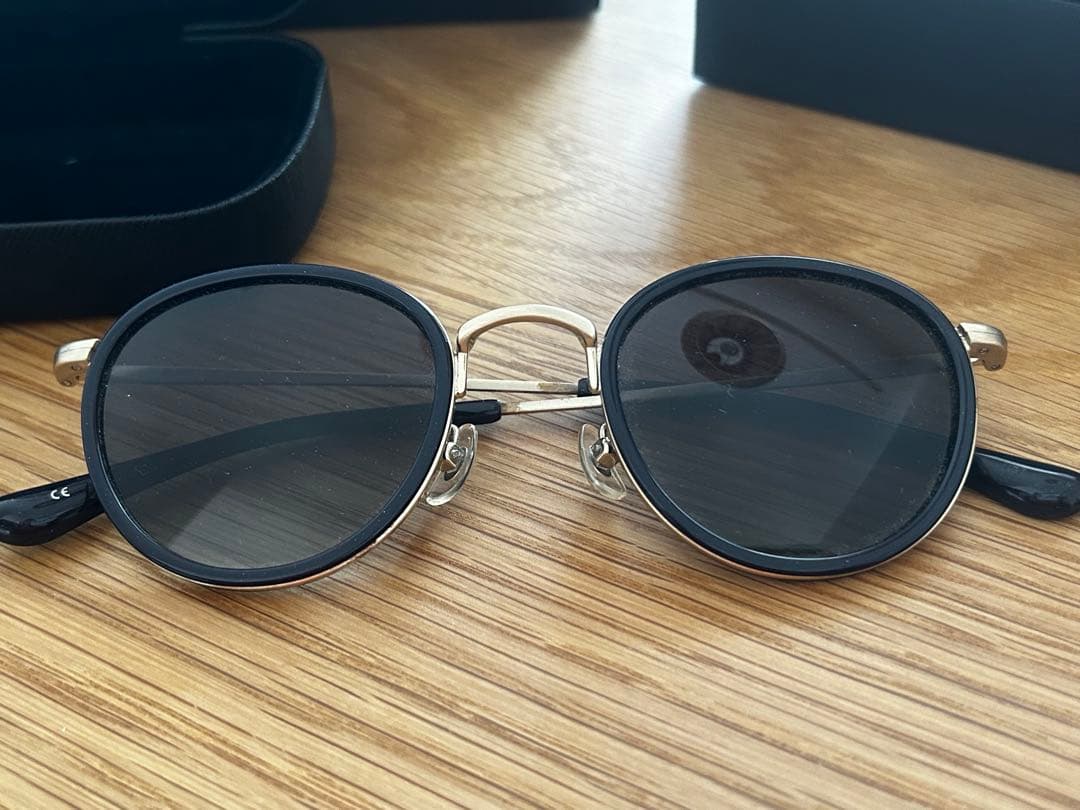 Paul Smith サングラス ブラックレンズ ゴールドフレーム