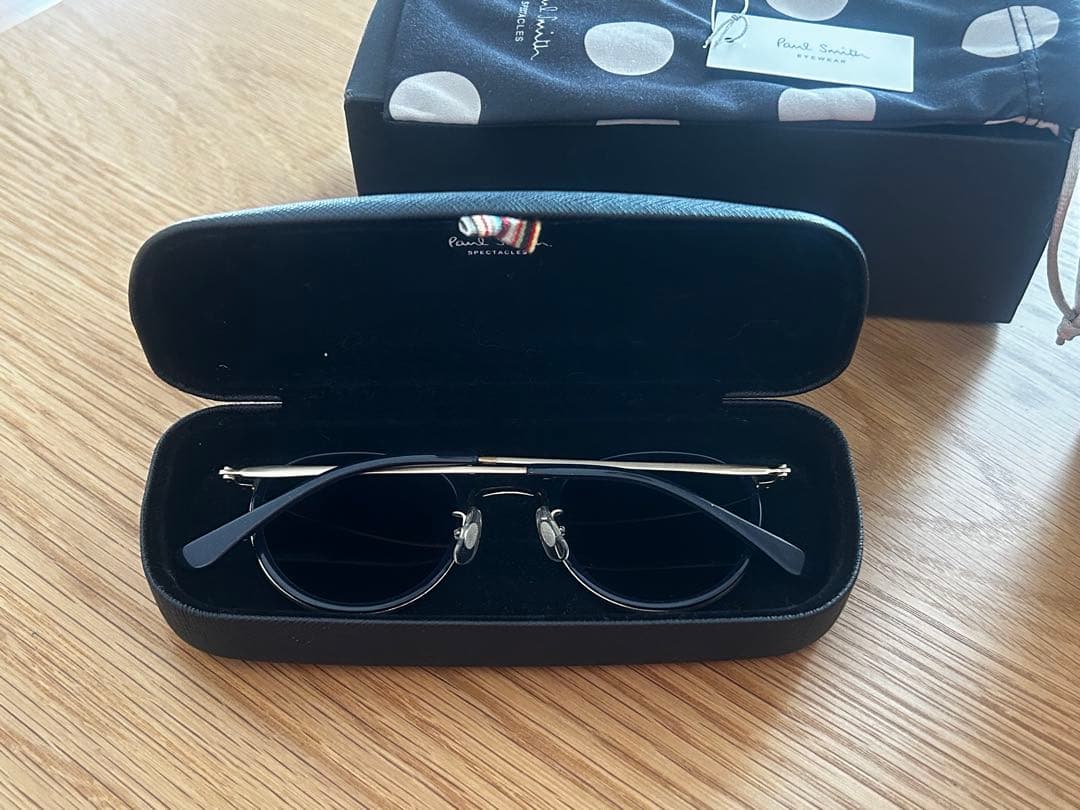Paul Smith サングラス ブラックレンズ ゴールドフレーム