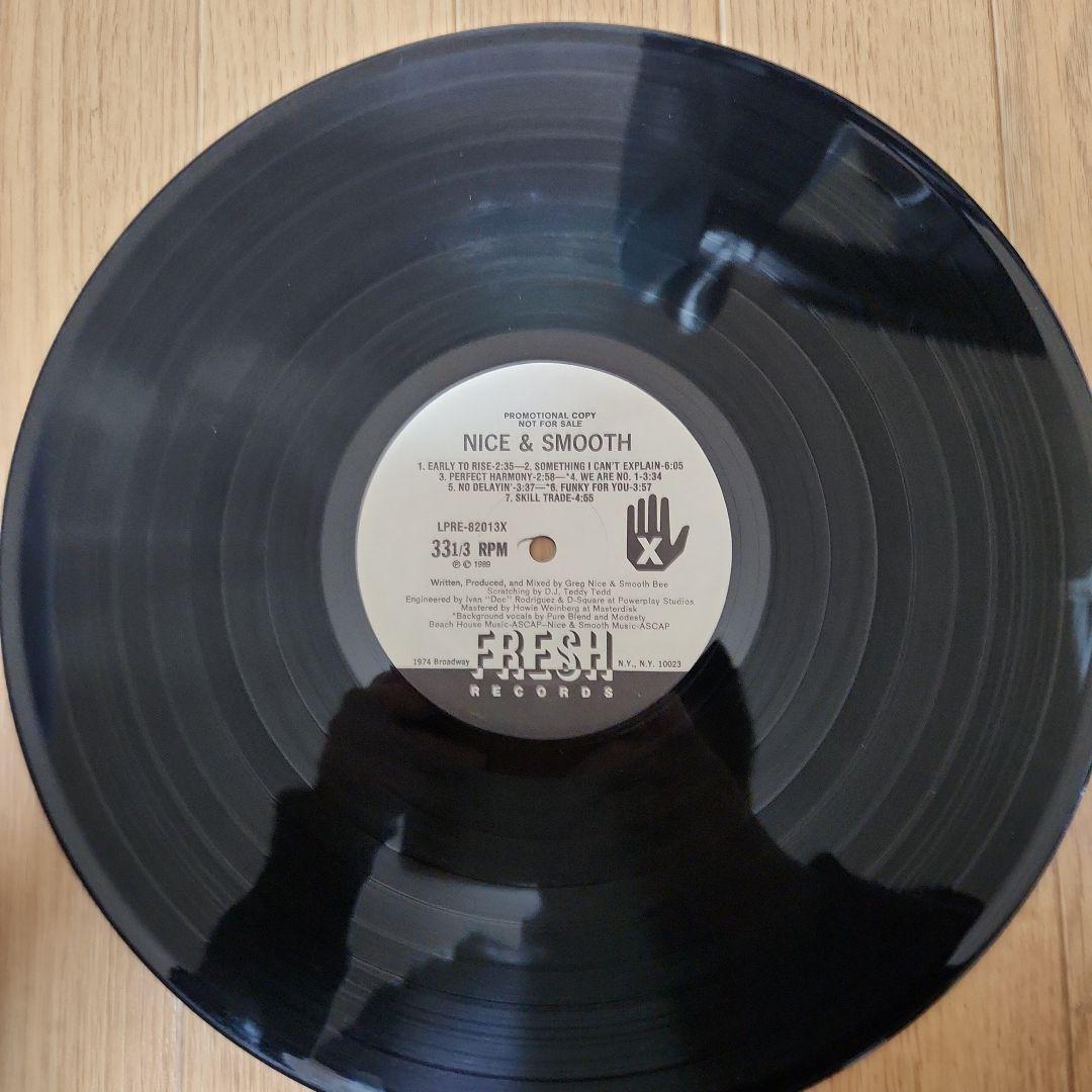 Nice & Smooth ST デビューアルバム レコード プロモ