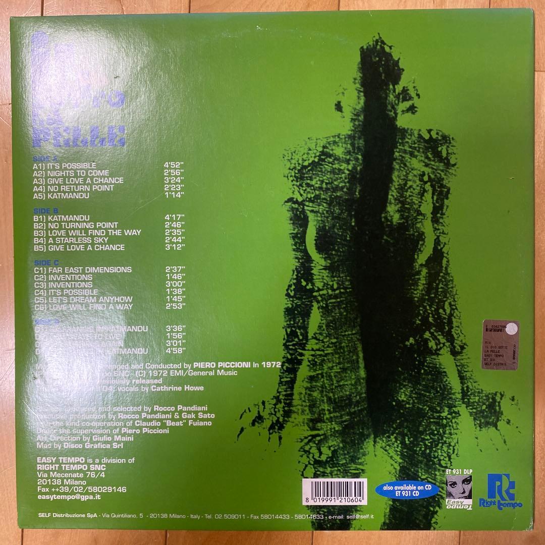 Il Dio Sotto La Pelleピエロ・ピッチオーニLPレコード