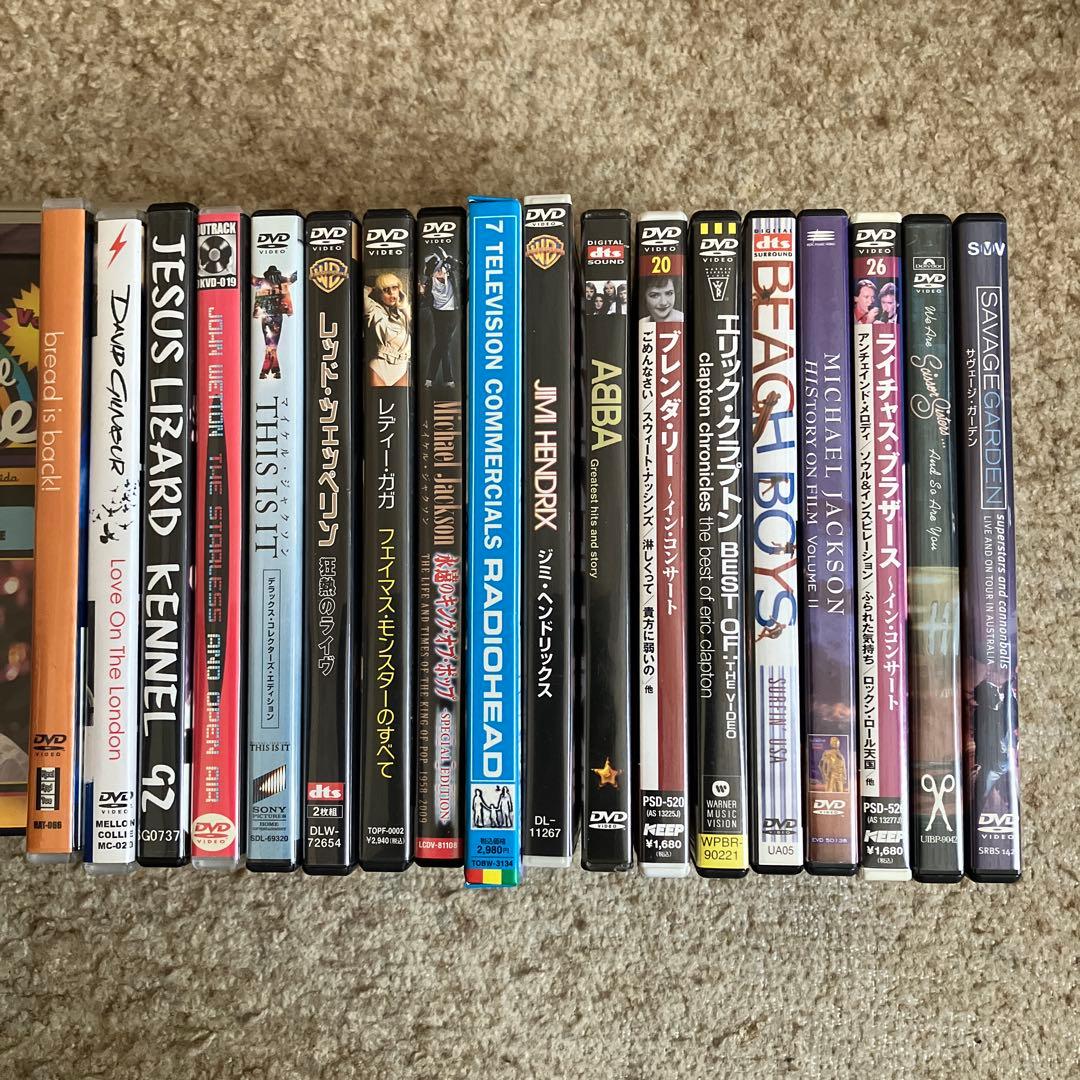 洋楽DVD まとめて70本／デビッド・ボウイ、ローリング・ストーンズ、ザ・バンド