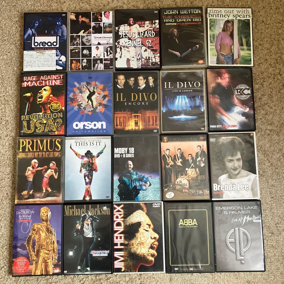 洋楽DVD まとめて70本／デビッド・ボウイ、ローリング・ストーンズ、ザ・バンド