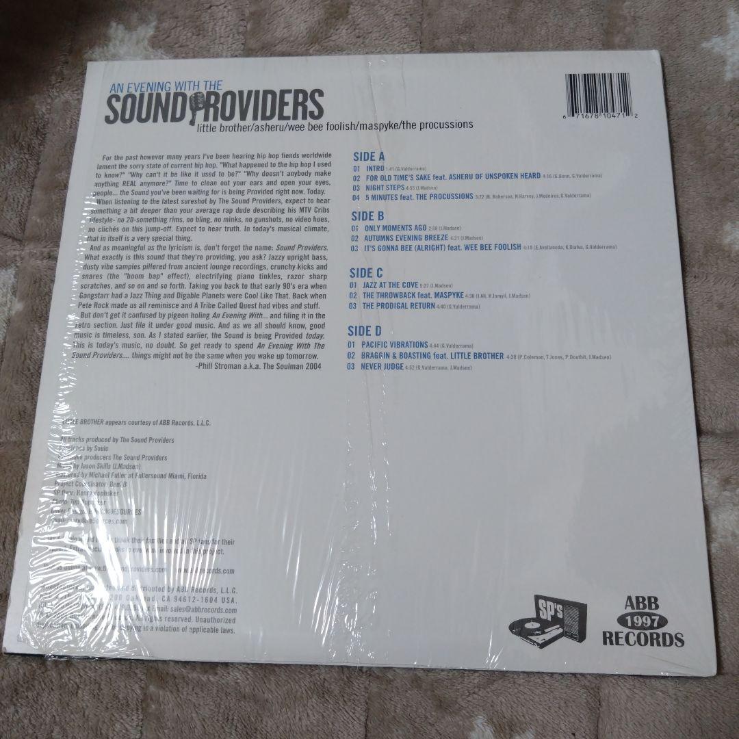 洋楽 AN EVENING WITH THE SOUND PROVIDERS