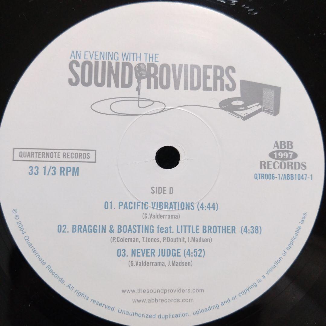 洋楽 AN EVENING WITH THE SOUND PROVIDERS
