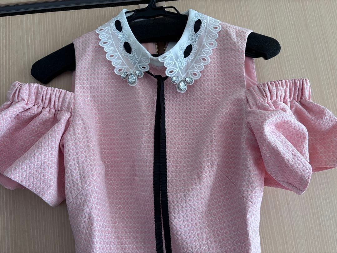 ピンク オフショルダー ワンピース　TEDBAKER テッドベイカー