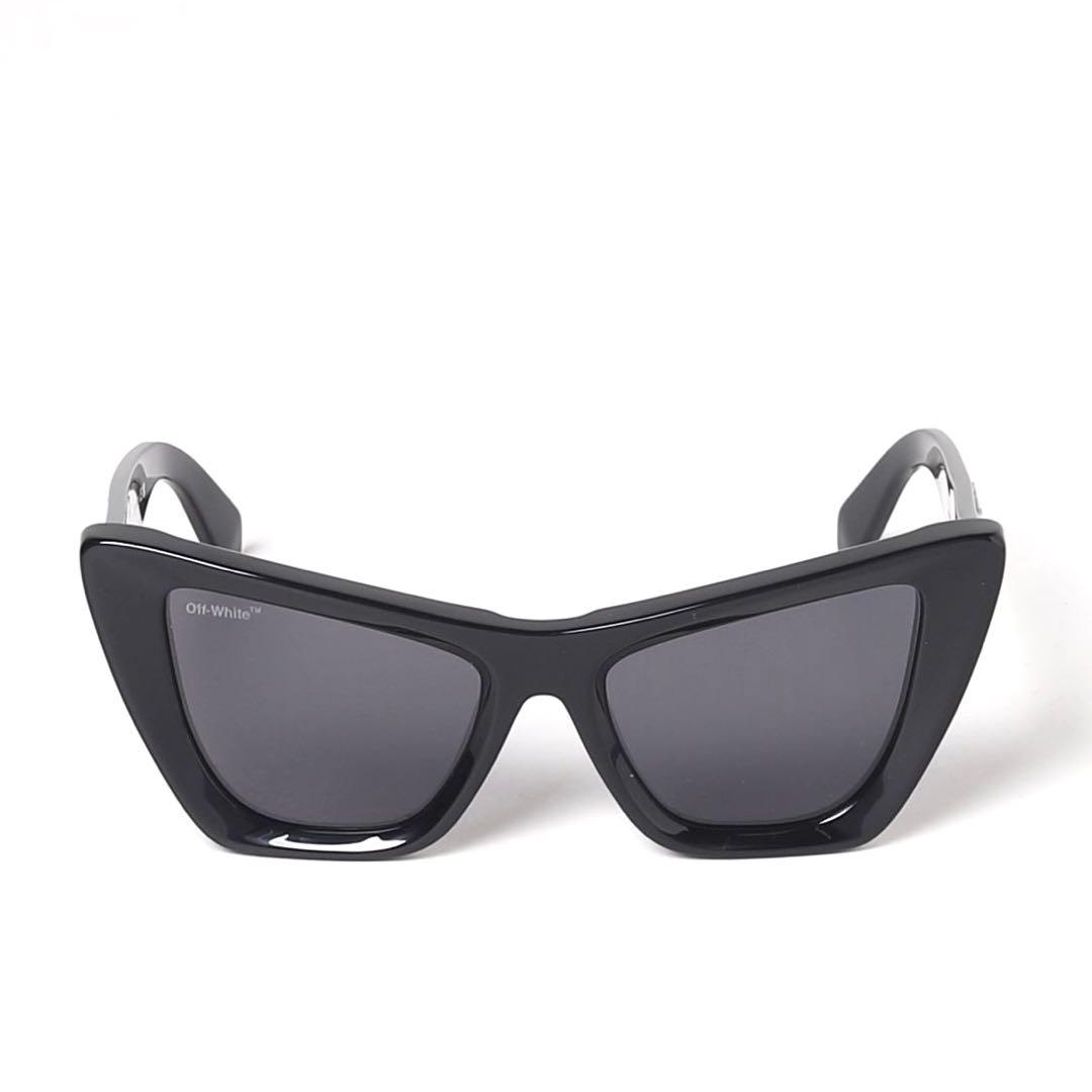 新品未使用 OFF-WHITE CAT EYE SUGLASSES BLACK