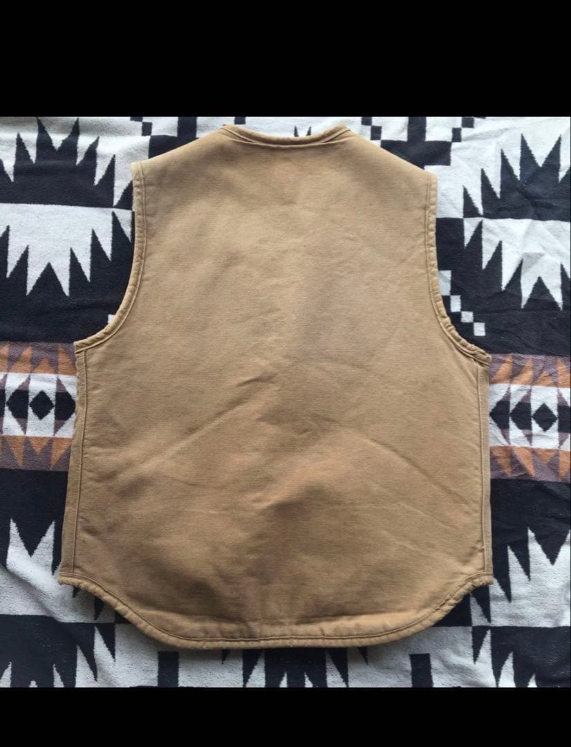 70's carhartt カーハート ダックベスト 裏ボア USA製