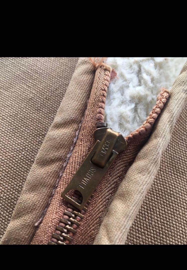 70's carhartt カーハート ダックベスト 裏ボア USA製