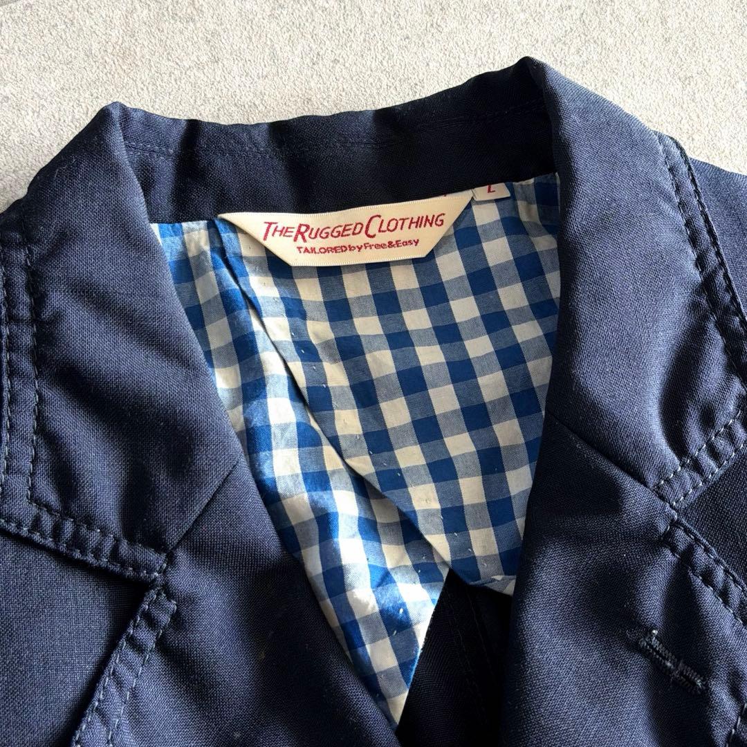 【希少】The Rugged Clothing 紺ブレ L Free&Easy