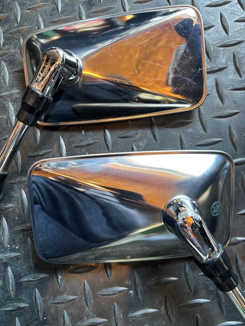 SR400 SR500 1JR 純正 ミラー 当時物