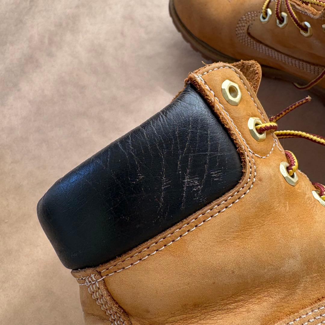Timberland 10361 6インチブーツ レディース7W イエローブーツ