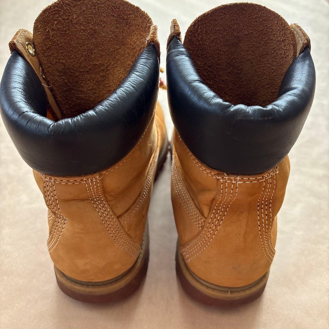 Timberland 10361 6インチブーツ レディース7W イエローブーツ