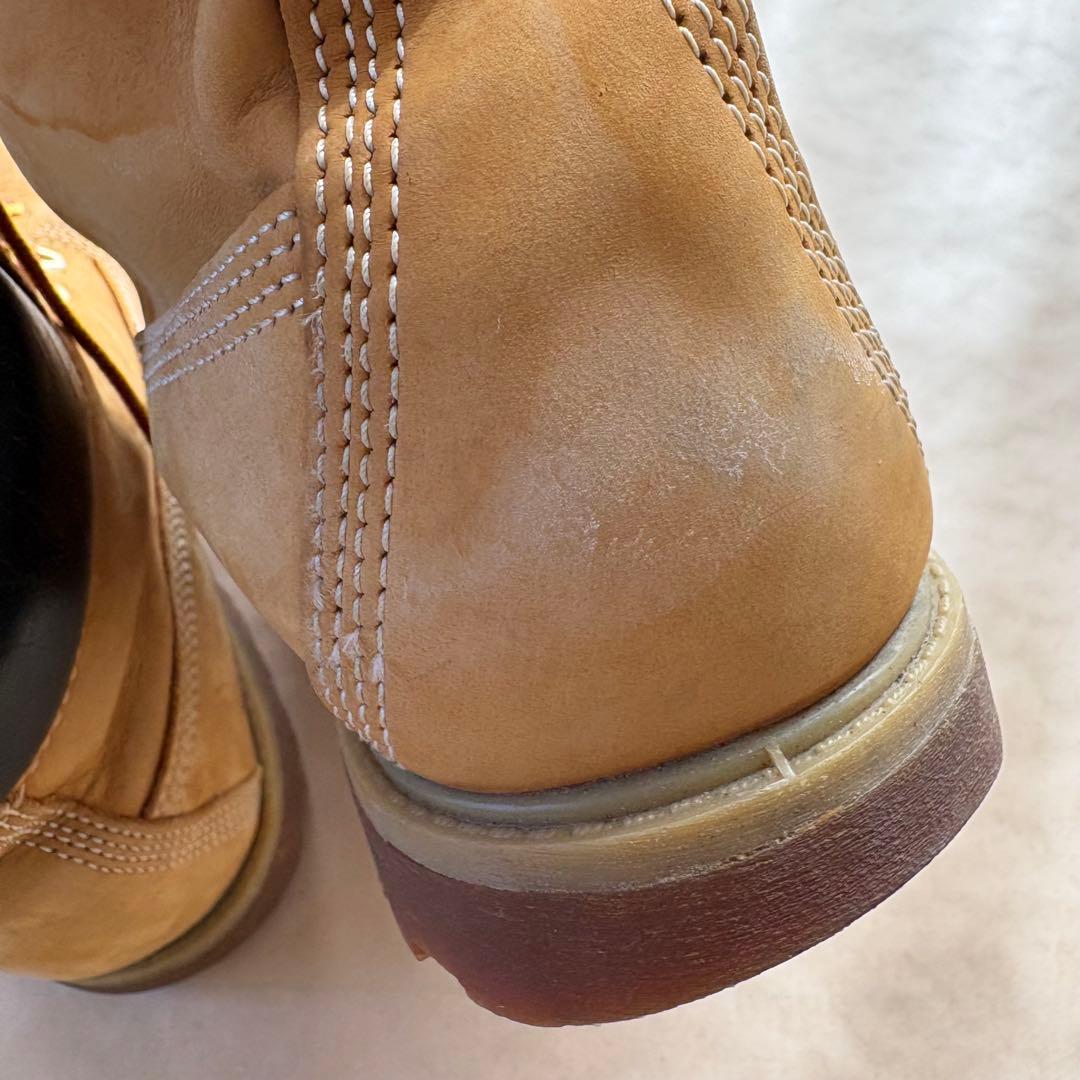 Timberland 10361 6インチブーツ レディース7W イエローブーツ