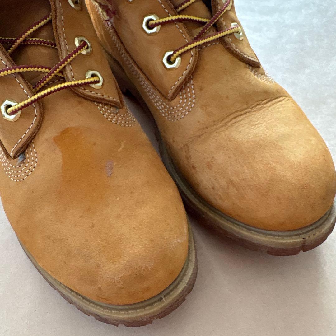 Timberland 10361 6インチブーツ レディース7W イエローブーツ