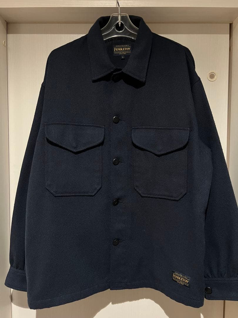 PENDLETON アーバンリサーチ別注　CPO ネイビーブラック　サイズL