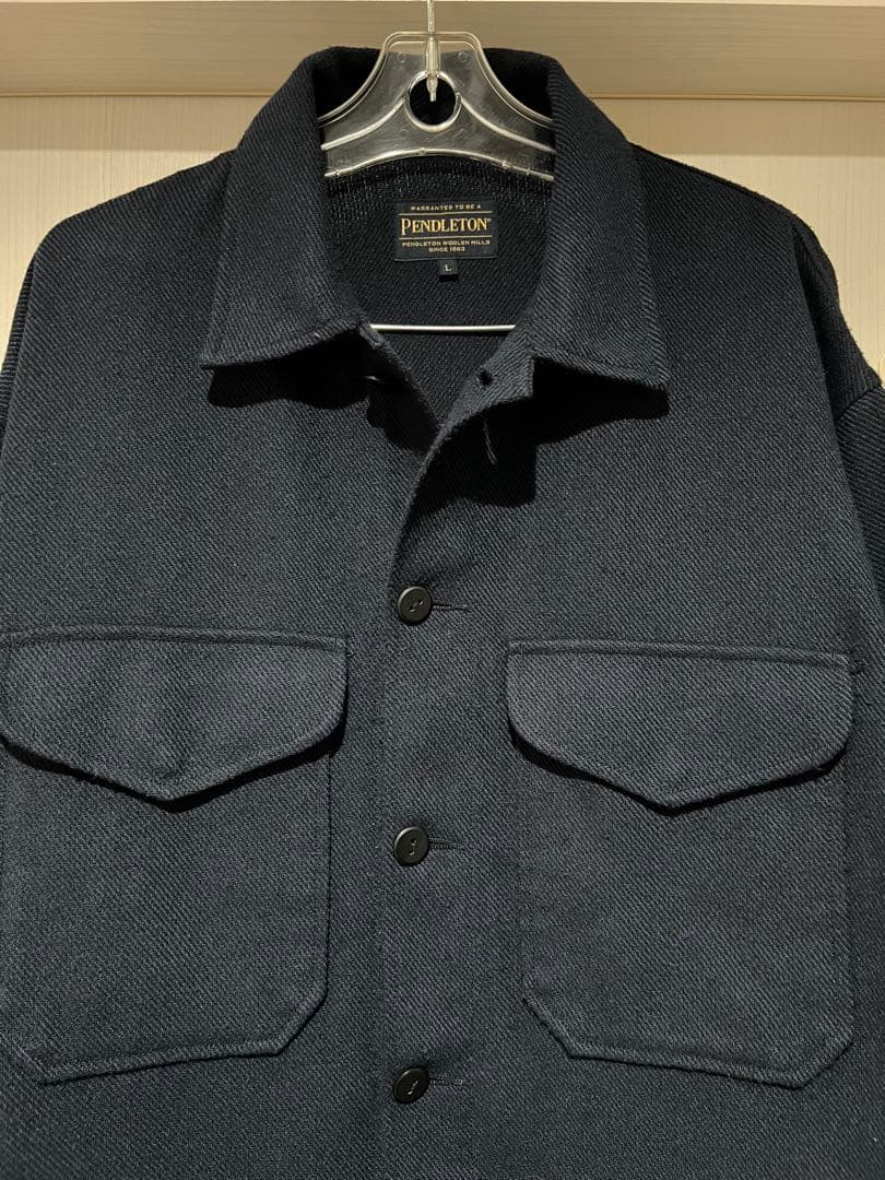 PENDLETON アーバンリサーチ別注　CPO ネイビーブラック　サイズL